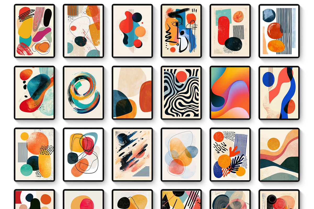 100+ Abstract Wall Art Prints, a Decorative Illustration by Selenique Studio (Photo 12 of 13)