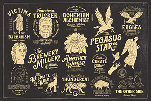 Bohemian Alchemist 5 Font 15 Badge