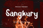 Sangkury - Haunted Display Font, a Serif Font by StringLabs (Thumbnail 1 of 12)
