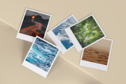Polaroid Collage Mockup, an Advertising Mockup by SLAB! Design (Thumbnail 5 of 6)