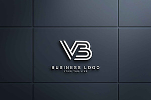 VB, BV V, B, Abstract Logo Design