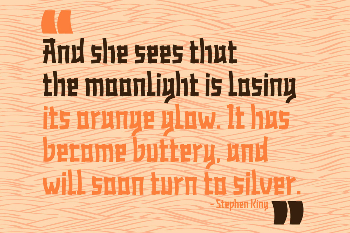 GAYANA Faux Japanese Font, a Font by twinstd (Photo 7 of 10)