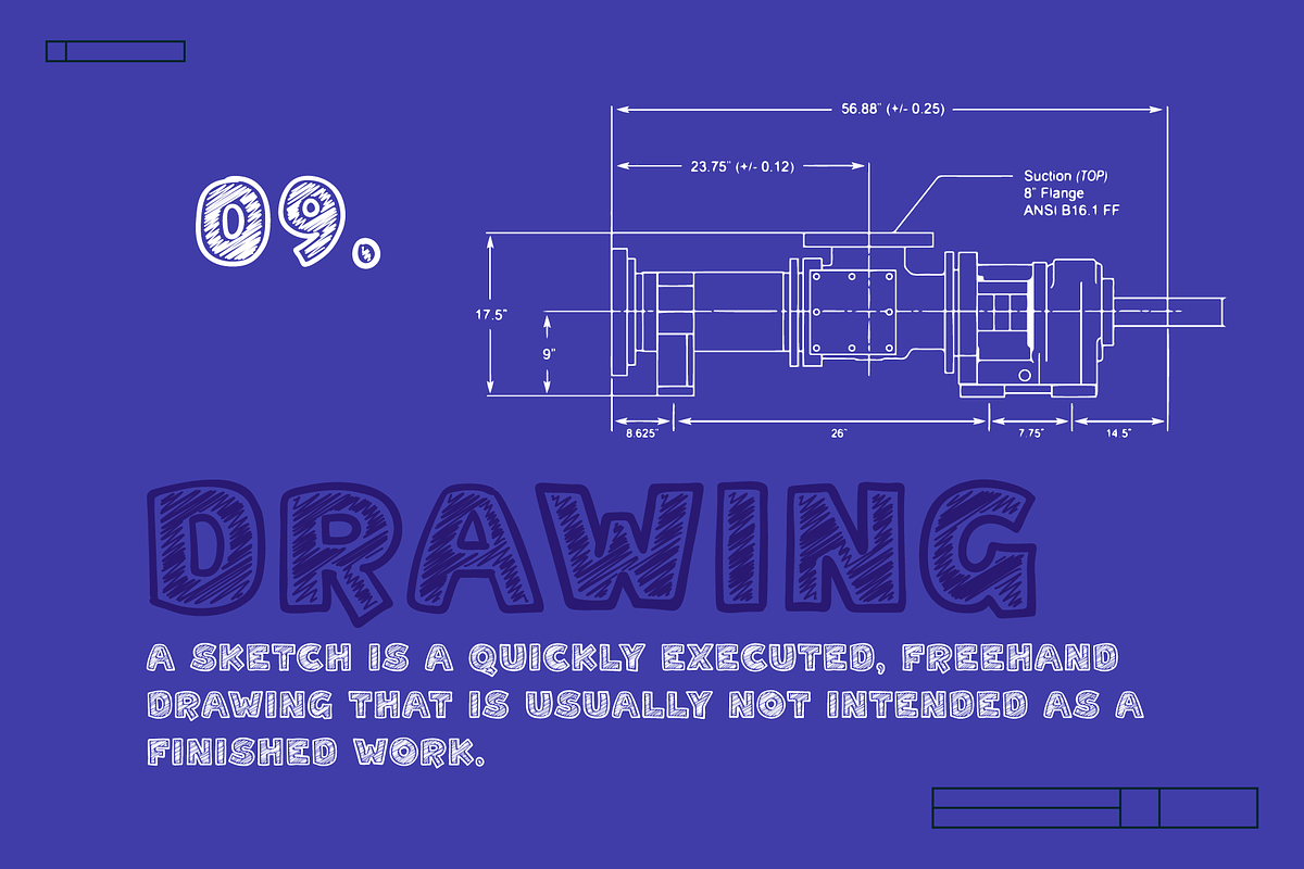 White Marker sketching font, a Font by kaer_shop (Photo 3 of 11)