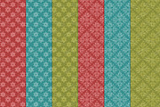 Retro Christmas Vectors & Patterns, an Illustration by Amanda Ilkov (Thumbnail 2 of 5)