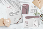 Wedding Heart Monogram Font, a Script Font by Happy Letters (Thumbnail 7 of 7)