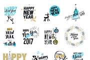 Christmas and New Year’s Stickers, a Technology Illustration by PureSolution (Thumbnail 2 of 2)