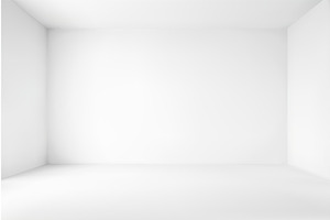 White grey studio room 3d background, an Illustration by Frogella