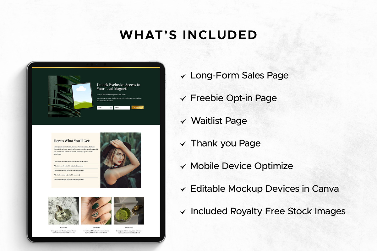 Kajabi Sales Funnel Templates, a Landing Page Template by Altenne | Kajabi Designer (Photo 3 of 9)