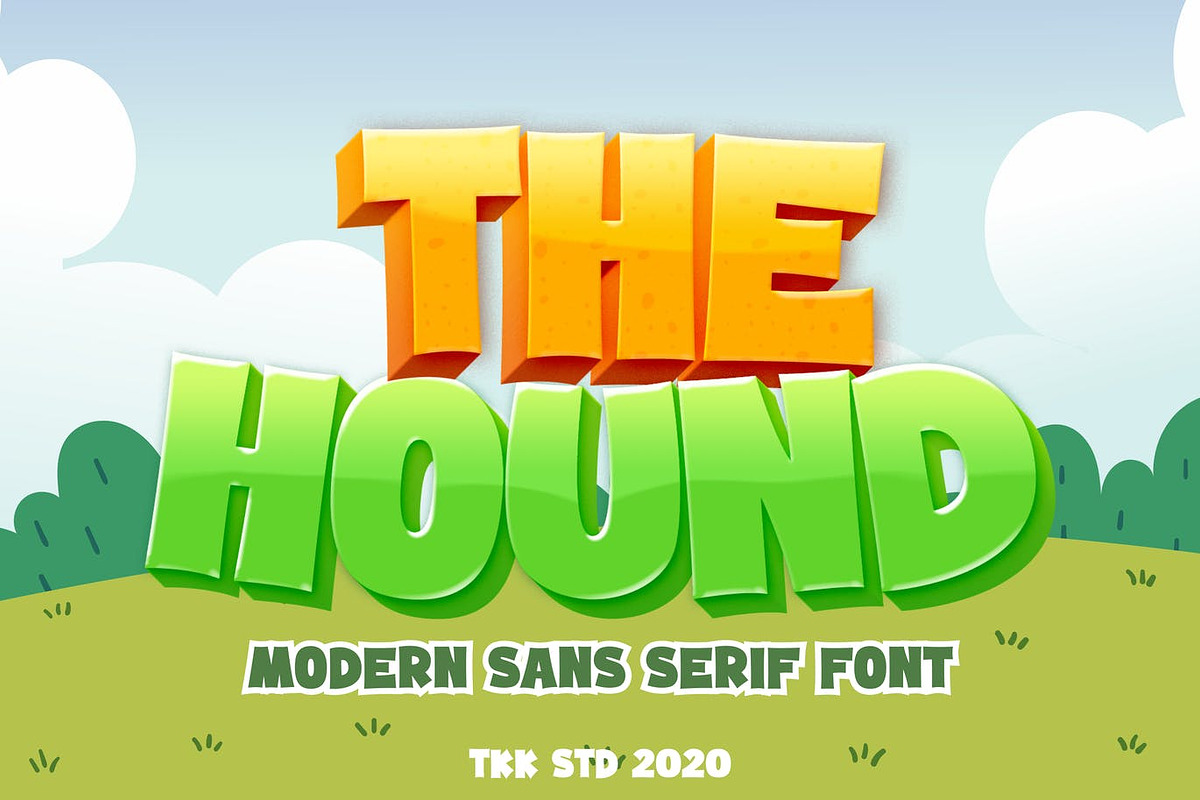 The Hound - Modern Font, a Sans Serif Font by tokokoo (Photo 7 of 12)