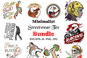 Minimalist Streetwear Tee Bundle, a Design Template by Studio Retouch (Thumbnail 1 of 11)