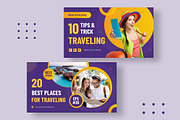 Travel Youtube Thumbnail, a Social Media Template by Formatika Studio (Thumbnail 2 of 3)