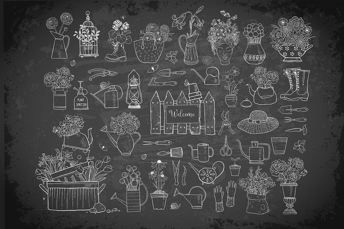 Garden doodles, an Illustration by Elina_Li (Photo 3 of 8)