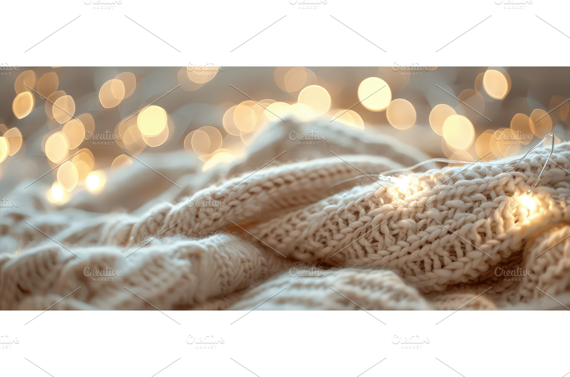 Warm cozy knitted fabric with, a Holiday Photo by piter.goskov