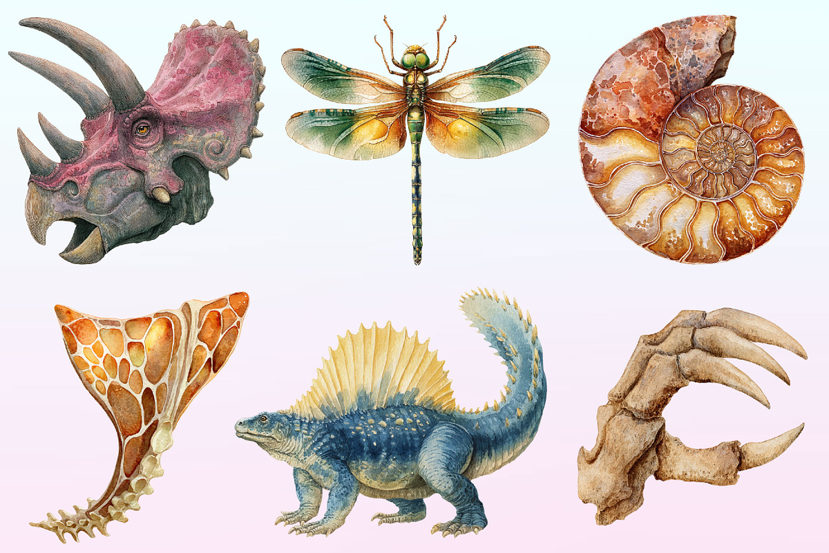 Paleontology Dinosaur Animal., a Graphic by CitraGraphics (Photo 3 of 4)