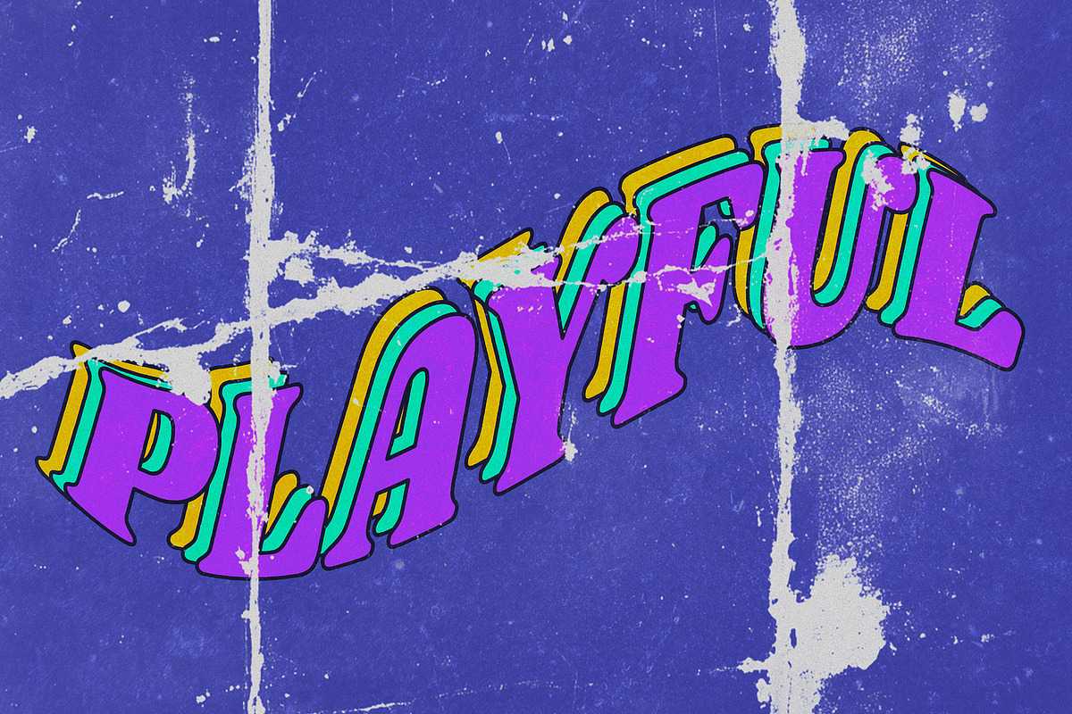 Retro Grunge Photoshop Text Effect, a Plug-in Add-On by barsrsind (Photo 1 of 2)