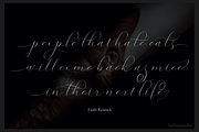 Kaitlyne, a Script Font by Letter-P (Thumbnail 7 of 8)