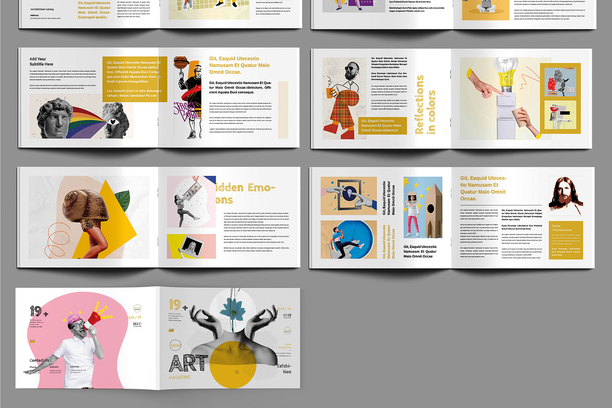 Art Exhibition Magazine Book, a Magazine Template by MightyDesign (Photo 3 of 6)