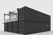 3D Model Container Cafe 16, an Architecture 3D Model by SR 3D Visual (Thumbnail 3 of 20)