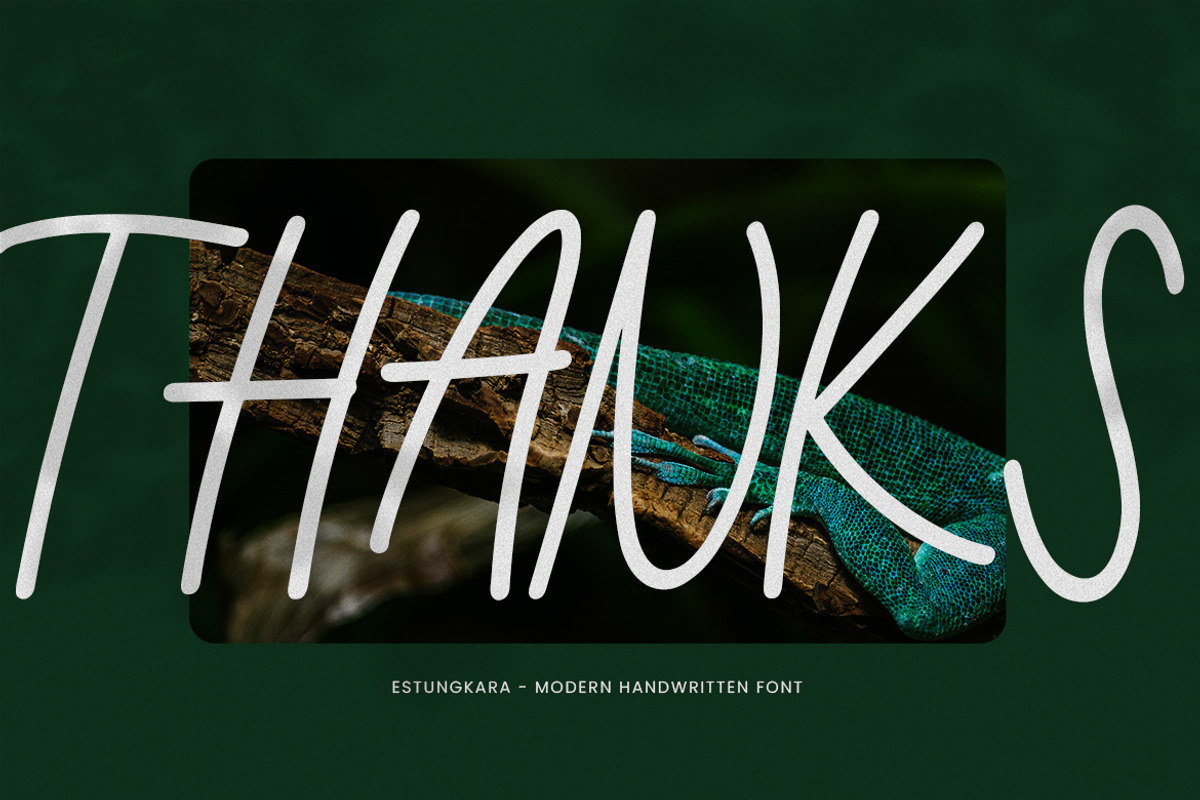 Estungkala - A modern monoline, a Handwritten Font by Samtiv Studio (Photo 8 of 8)