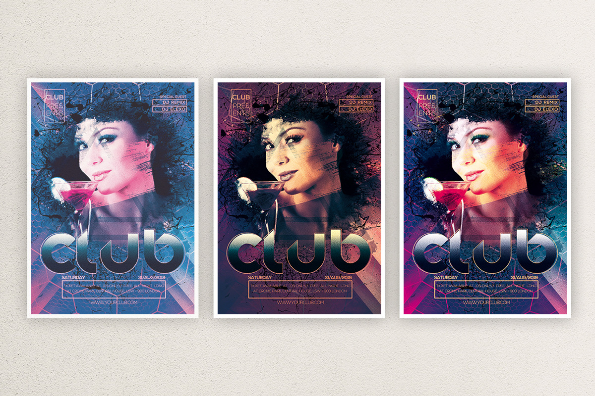 The Club 2, a Flyer Template by What a Story (Photo 3 of 5)