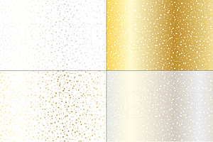 Silver & Gold Natural Textures