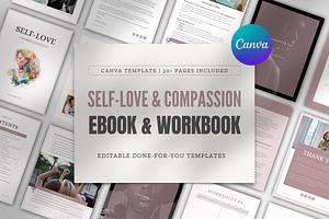 Self-Love EBook Canva Template