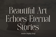 Avelire-modern ligature, a Serif Font by ToniStudio (Thumbnail 4 of 11)