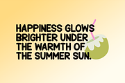 Sunny Morning Typeface, a Handwritten Font by Seemly Fonts (Thumbnail 4 of 6)