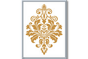 Damask graphic ornament. Floral, a Decorative Illustration by RODINA (Thumbnail 3 of 3)