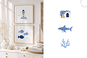 Coastal Charm | Vector Icons Set, a Decorative Illustration by Nutalin Art (Thumbnail 14 of 16)