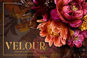 Velour Floral Clip Art Collection, an Object Graphic by Eclectic Anthology (Thumbnail 1 of 9)