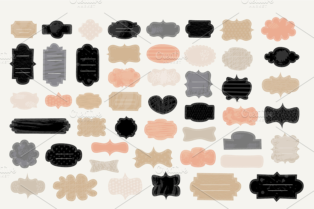 PASTEL Cactuses & Succulents BIG Set, a Decorative Illustration by Iraida_Bearlala (Photo 12 of 13)