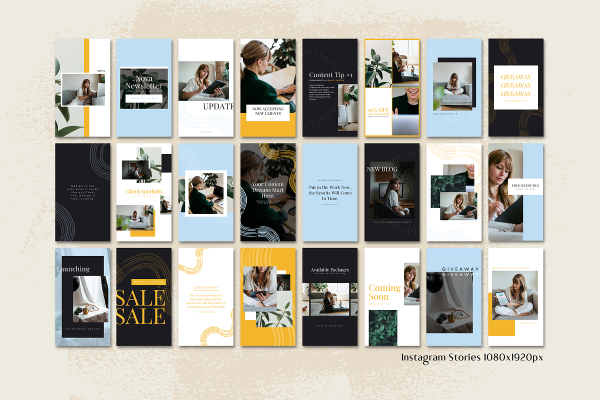 Social Media Canva Bundle - Nova, a Social Media Template by Station Seven (Photo 4 of 8)