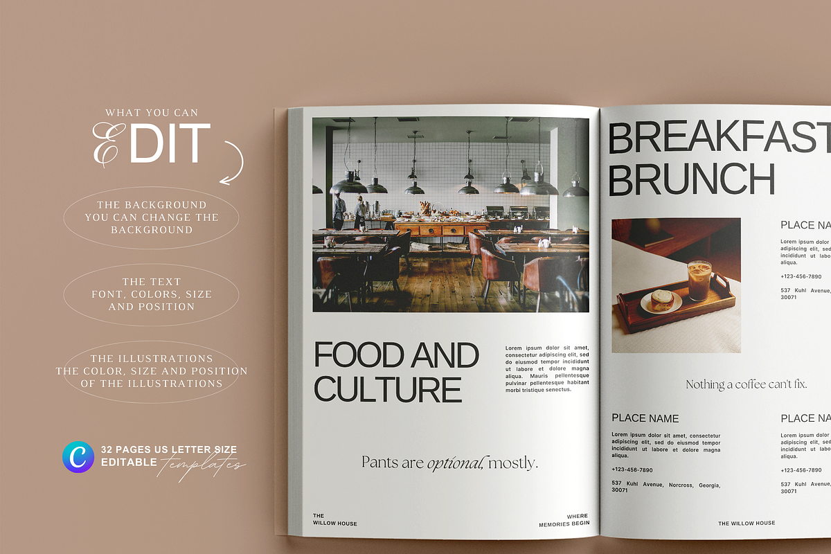 Airbnb Guestbook Template, a Magazine Template by Prapti Design (Photo 8 of 10)