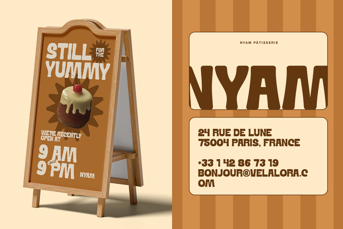 Good Cake - Food Brand Logo Font, a Sans Serif Font by Pandeka Studio (Photo 2 of 9)