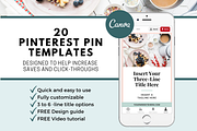 Pinterest Pin Template, a Social Media Template by ProductiveandFree (Thumbnail 2 of 9)