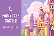 Fairytale princess castle, an Illustration by Ivan Dubovik (Thumbnail 1 of 2)