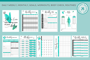 FITNESS JOURNAL & TRACKERS