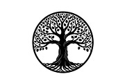 Sacred Tree of Life Vector Bundle, an Illustration by Designs_River (Thumbnail 51 of 51)
