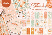 Savannah safari pattern bundle, a Pattern Graphic by Flora Wild Designs (Thumbnail 1 of 9)