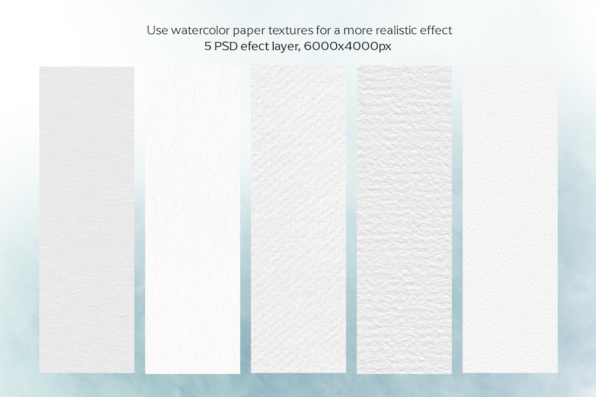 Watercolor Photoshop brush set, a Brush Add-On by Jenteva Art (Photo 9 of 15)