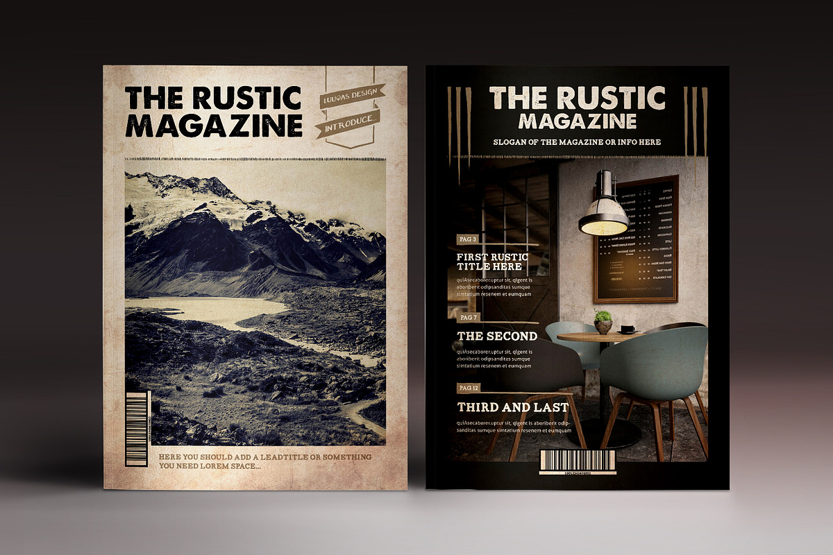 The Rustic MGZ, a Magazine Template by Luuqas Design (Photo 1 of 15)