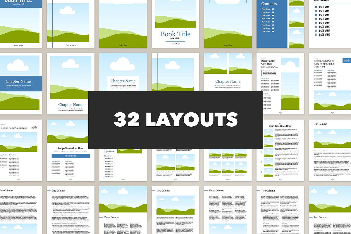 Canva Digital Cookbook Template, a Brochure Template by Dandymark (Photo 2 of 12)