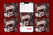 Midweek Church Flyer Template, a Social Media Template by church flyer templates (Thumbnail 7 of 7)