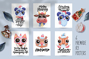 Christmas animal character creator, an Animal Illustration by Lana Sham (Thumbnail 10 of 19)