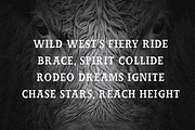 West Carabao | Western Slab Font, a Slab Serif Font by Mofr 24 (Thumbnail 11 of 12)