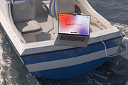 Speed Boat Styled Apple Mockup Set, a Device Mockup by Mockupdaddy (Thumbnail 4 of 7)