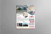 Real Estate Flyer Template, a Flyer Template by retrographix (Thumbnail 2 of 3)