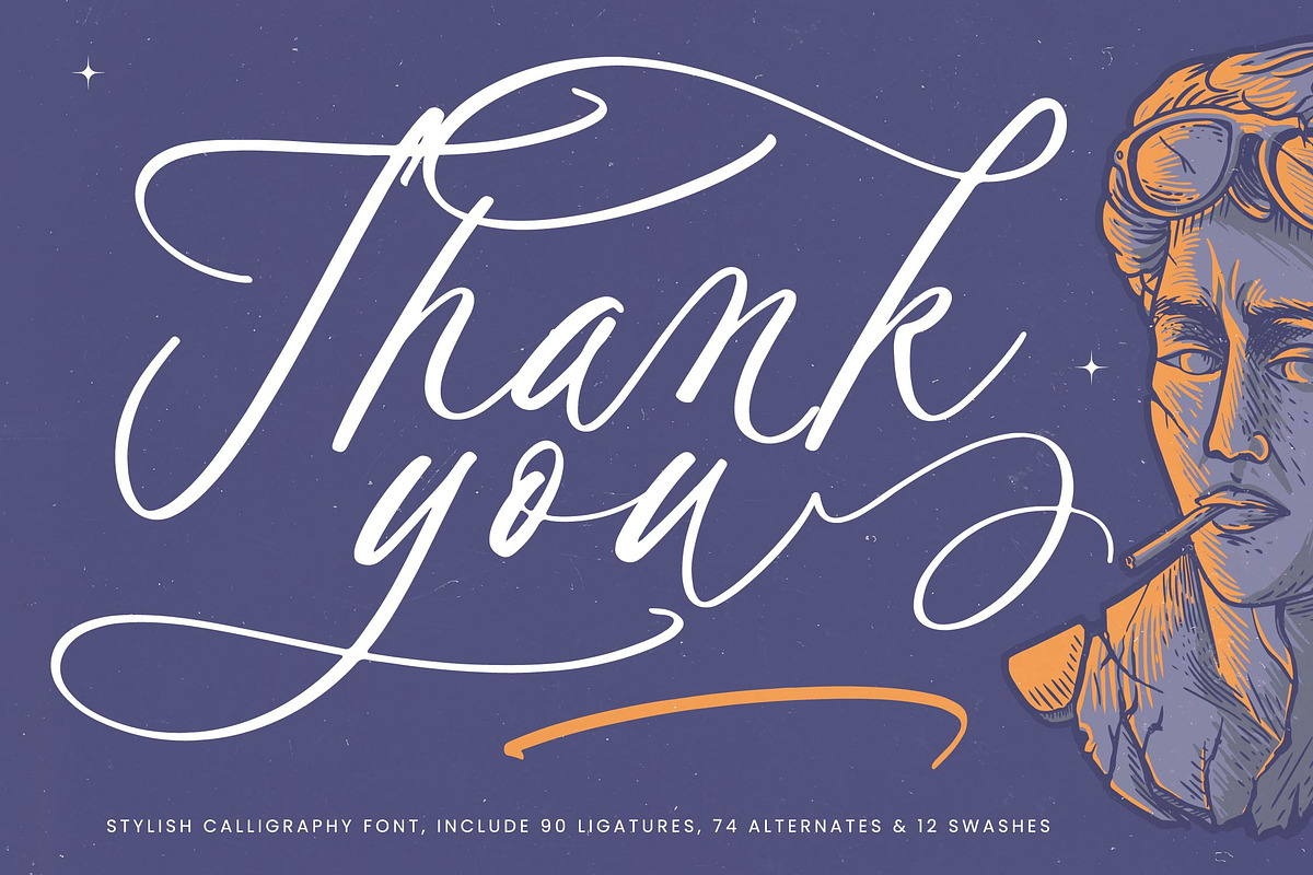 Princely Agatha Stylish Calligraphy, a Script Font by stylishtype.co (Photo 20 of 20)