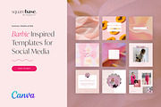 40 Barbiecore Instagram Templates, a Social Media Template by Squarebase Templates (Thumbnail 1 of 4)